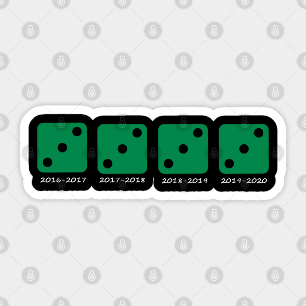 Celtic Quadruple treble Celtic Fc Sticker TeePublic